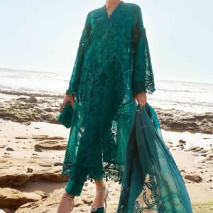 3 Piece Unstitched Embroidered Jacquard Lawn Suit